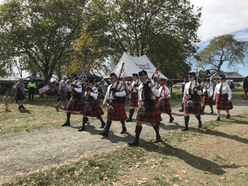 Pipe band ready to lead Grand Parade Farming like grandad 2025 photo 1